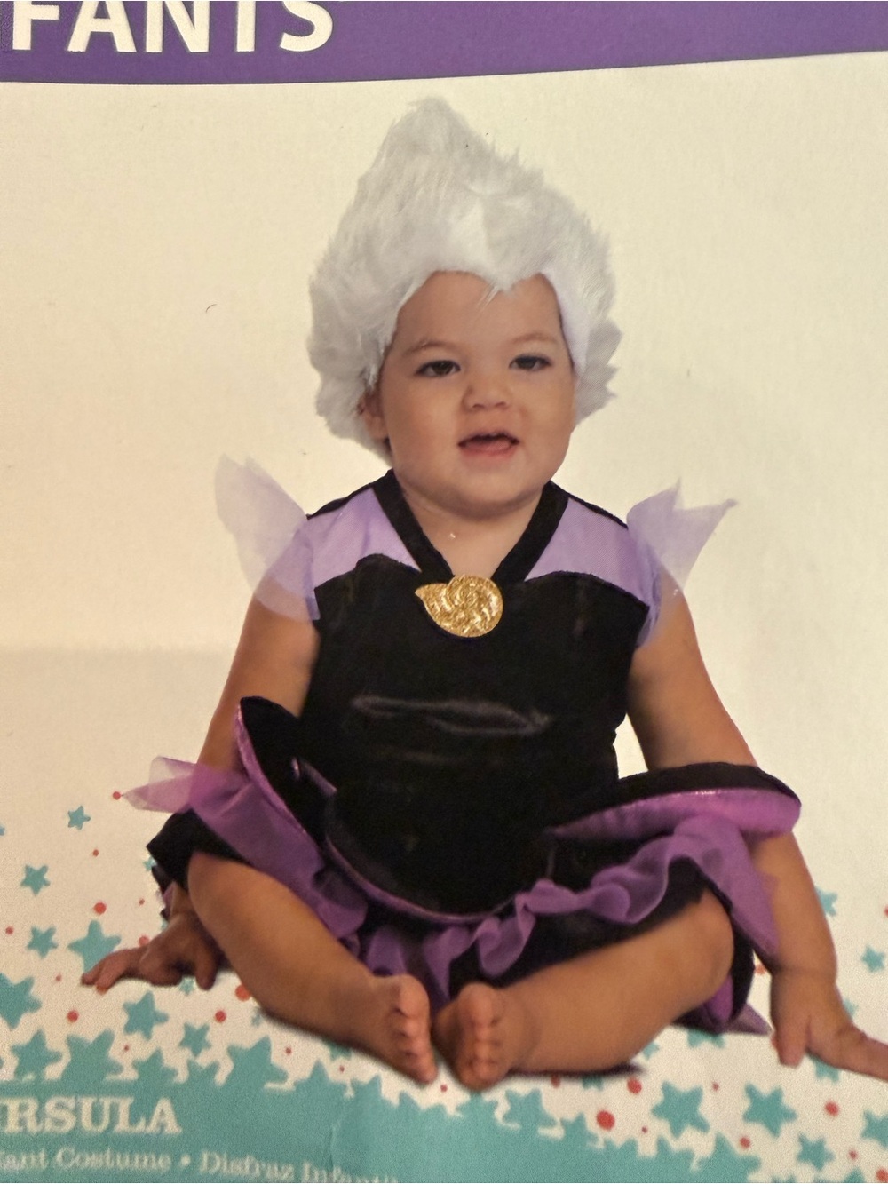 Little mermaid Ursula 6-12m new costume